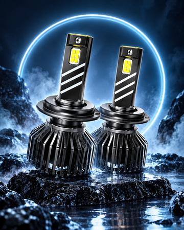 AutoRise 300W LED Car Headlight Bulbs – Ultra Bright High-Power LED Headlight | IP68 Waterproof, Long Lifespan & All-Weather Performance | Pair