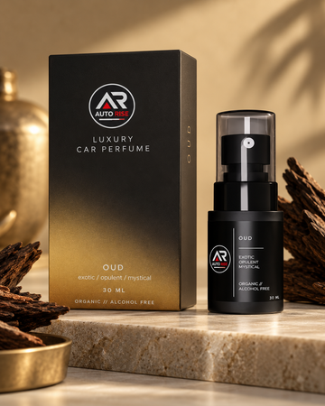 AutoRise Oud Luxury Car Perfume – Exotic & Opulent Car Air Freshener | Alcohol-Free, Organic & Long-Lasting Fragrance | 30 ML